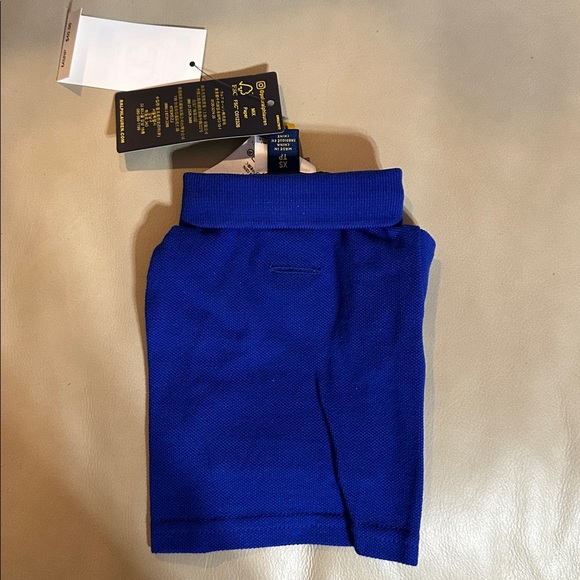 NWT Ralph Lauren Royal Blue Polo with Red Logo Dog ShirtsSize XS